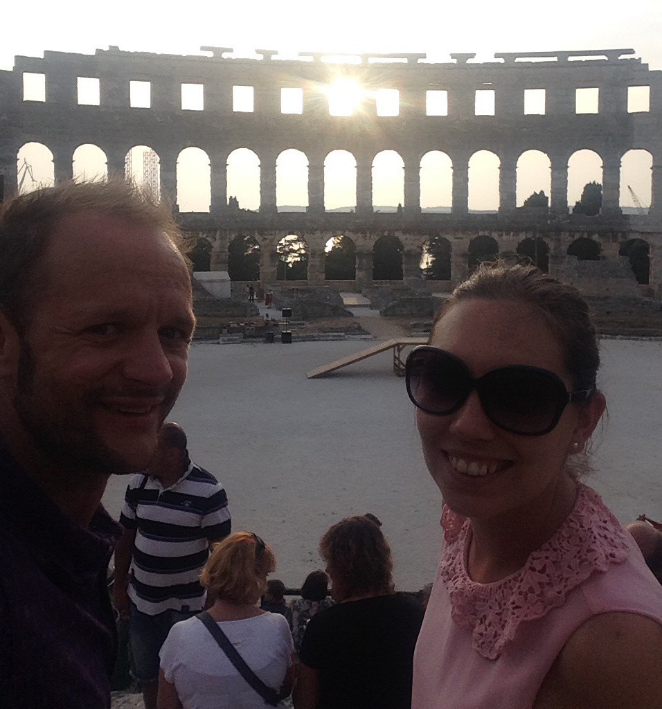 At Pula Colosseum 